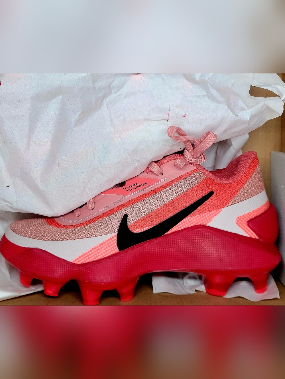 Nike Diamond Showcase MSC "Starburst" Baseball Cleats Sz 4 Men NIB